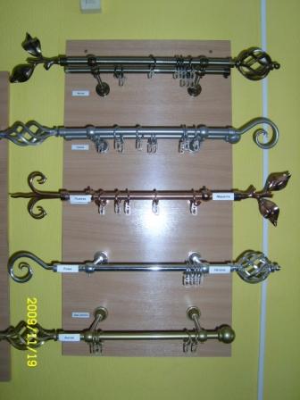 металлические карнизы